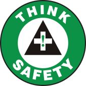 Slip-Gard™ Floor Sign: Think Safety