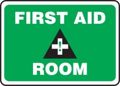 Safety Sign: First Aid Room