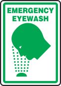 Safety Sign: Emergency Eyewash (Graphic)