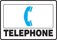 First Aid Safety Sign: Telephone