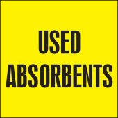 Drum & Container Labels: Used Absorbents