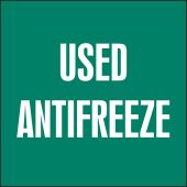Drum & Container Labels: Used Antifreeze