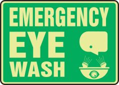 Safety Sign: Emergency Eye Wash