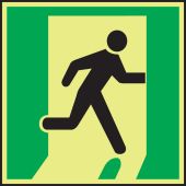 IMO Evacuation & First Aid Sign: Exit Right