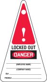 Triangle Safety Tag: Danger Locked Out
