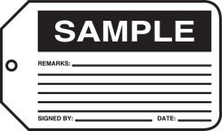 Safety Tag: Sample