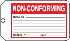 Safety Tag: Non-Conforming