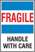International Shipping Labels: Fragile - Handle With Care