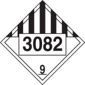 Chemical Safety Sign: Hazard Class 9