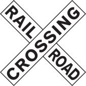 Rail Sign: Railroad Crossing