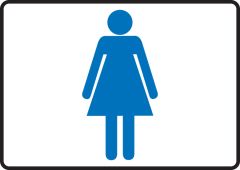 Restroom Sign: Women