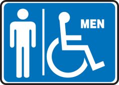 Restroom Sign: Men