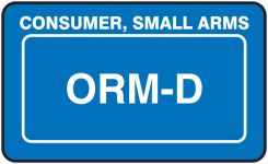 ORM-D Shipping Labels: Consumer, Small Arms