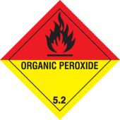 DOT Shipping Labels: Hazard Class 5: Organic Peroxide