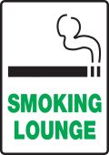 Safety Sign: Smoking Lounge