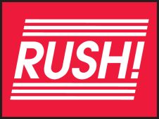 Urgent Label: Rush
