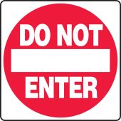 Safety Sign: Do Not Enter