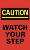 Floor Mats: Caution - Watch Your Step