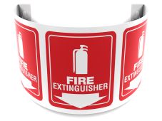 180D Projection™ Sign: Fire Extinguisher