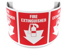 180D Projection Sign: Fire Extinguisher