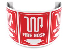 180D Projection™ Safety Sign: Fire Hose