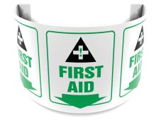 180D Projection™ Safety Sign: First Aid