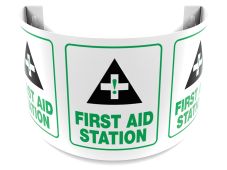 180D Projection™ Sign: First Aid Station