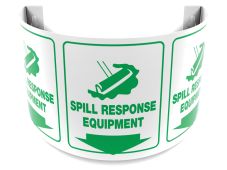 180D Projection™ Sign: Spill Response Equipment