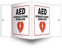 Projection™ Sign: AED - Automated External Defibrillator