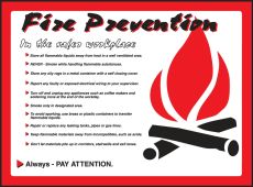 Safety Posters: Fire Prevention In The Safer Workplace