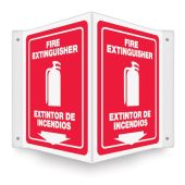 Bilingual Projection™ Sign: Fire Extinguisher