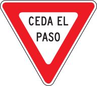 Spanish Traffic Signs - Yield