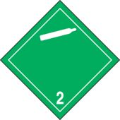 TDG Shipping Labels: Hazard Class 2: Non-Flammable Gas