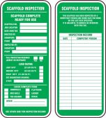 Scaffold Status Safety Tag: Scaffold Complete Ready For Use