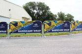 Custom Barricade Wrap, Barricade Wrap
