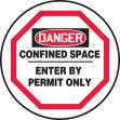 DANGER CONFINED SPACE ENTER BY PERMIT ONLY