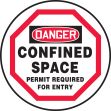 DANGER CONFINED SPACE PERMIT REQUIRED FOR ENTRY