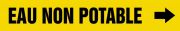Pipe Marker, Legend: EAU NON POTABLE