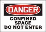 DANGER CONFINED SPACE DO NOT ENTER