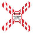 Confined Space, Legend: DANGER CONFINED SPACE ENTER BY PERMIT ONLY