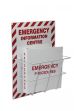 Safety Sign, Legend: EMERGENCY INFORMATION CENTER