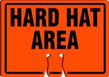 Traffic Sign, Legend: HARD HAT AREA