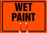 Traffic Sign, Legend: WET PAINT