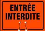 Plant & Facility, Legend: ENTRÉE INTERDITE (FRENCH)