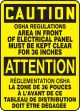 BILINGUAL FRENCH SIGN – ELECTRICAL