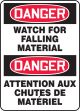DANGER WATCH FOR FALLING MATERIAL
