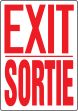 EXIT (BILINGUAL FRENCH - SORTIE)