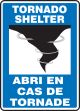 TORNADO SHELTER (BILINGUAL FRENCH - ABRI EN CAS DE TORNADE)