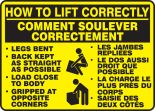HOW TO LIFT CORRECTLY (BILINGUAL FRENCH)