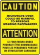 BILINGUAL FRENCH SIGN – MICROWAVE